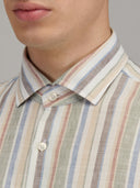 Shirt man xacus stripe linen multicolour_2