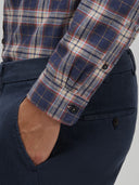 Shirt man xacus check twill dark blue_5