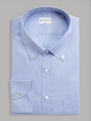 Shirt man xacus solid colour oxford deep sky blue_1