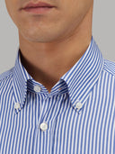 Shirt man xacus stripe poplin blue_2
