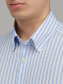 Shirt man xacus stripe oxford light blue_2