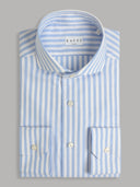 Shirt man xacus stripe oxford light blue_1
