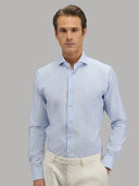 Shirt man xacus stripe oxford light blue_3