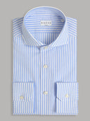 Shirt man xacus solid colour linen light blue_1