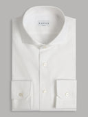 Shirt man xacus solid colour twill white_1
