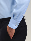 Shirt man xacus solid colour twill light blue_5