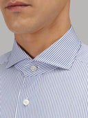 Shirt man xacus stripe poplin blue_2