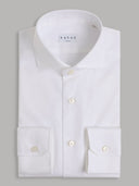 Shirt man xacus solid colour twill white_1