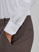 Shirt man xacus solid colour twill white_5