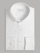 Shirt man xacus solid colour poplin white_1