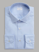 Shirt man xacus solid colour twill light blue_1