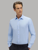 Shirt man xacus solid colour twill light blue_3