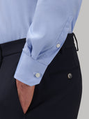 Shirt man xacus solid colour oxford deep sky blue_5