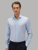 Shirt man xacus solid colour oxford sky blue_3