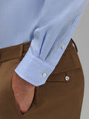 Shirt man xacus solid colour textured light blue_5
