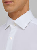 Shirt man xacus solid colour twill white_2