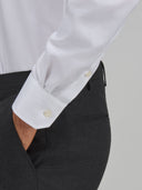 Shirt man xacus solid colour twill white_5