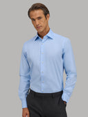 Shirt man xacus solid colour twill light blue_3