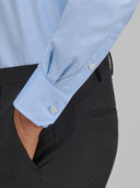 Shirt man xacus solid colour twill light blue_5