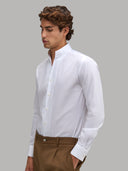 Shirt man xacus solid colour twill white_6