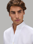 Shirt man xacus solid colour twill white_7
