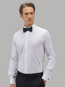 Shirt man xacus solid colour poplin white_7