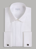 Shirt man xacus solid colour poplin white_1