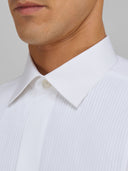 Shirt man xacus solid colour poplin white_2