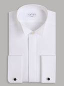 Shirt man xacus solid colour poplin white_1