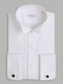 Shirt man xacus solid colour poplin white_1