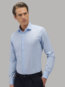 Shirt man xacus solid colour twill sky blue_3