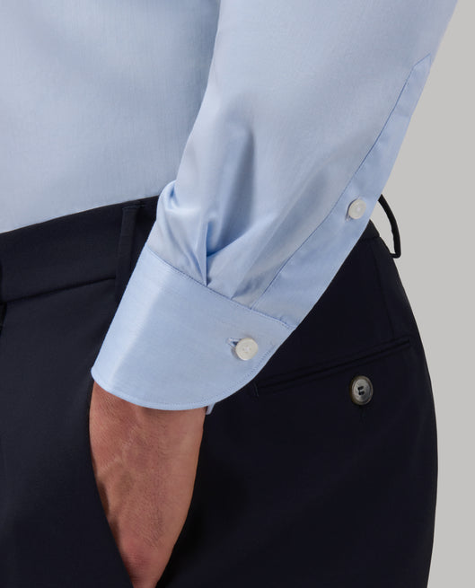 Shirt man xacus solid colour twill sky blue_5