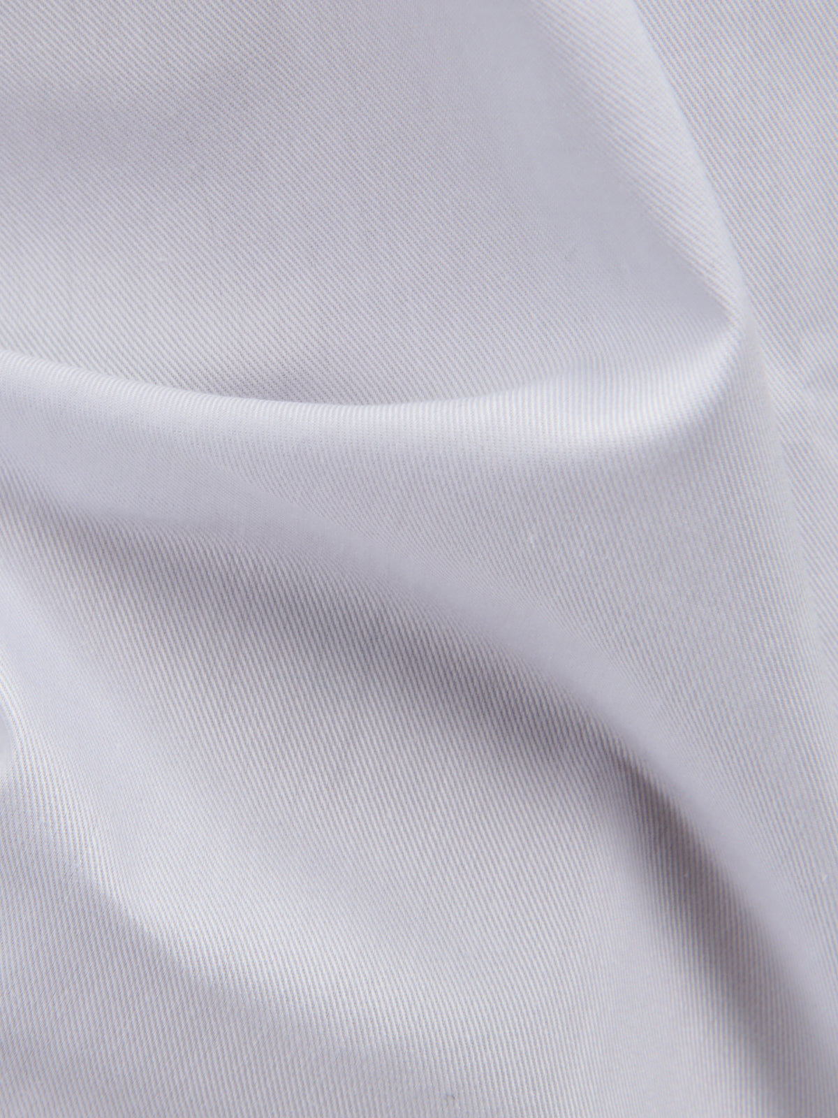 Camisa Cuello Francés Pequeño Liso Sarga Gris