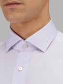 Shirt man xacus solid colour twill lilac_2