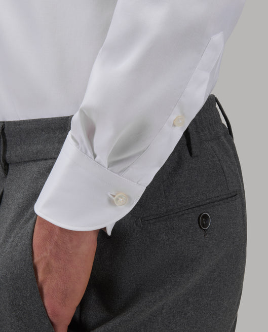 Shirt man xacus solid colour oxford white_5