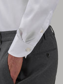 Shirt man xacus solid colour oxford white_5