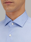 Shirt man xacus solid colour oxford deep sky blue_2