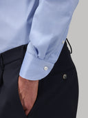 Shirt man xacus solid colour oxford deep sky blue_5