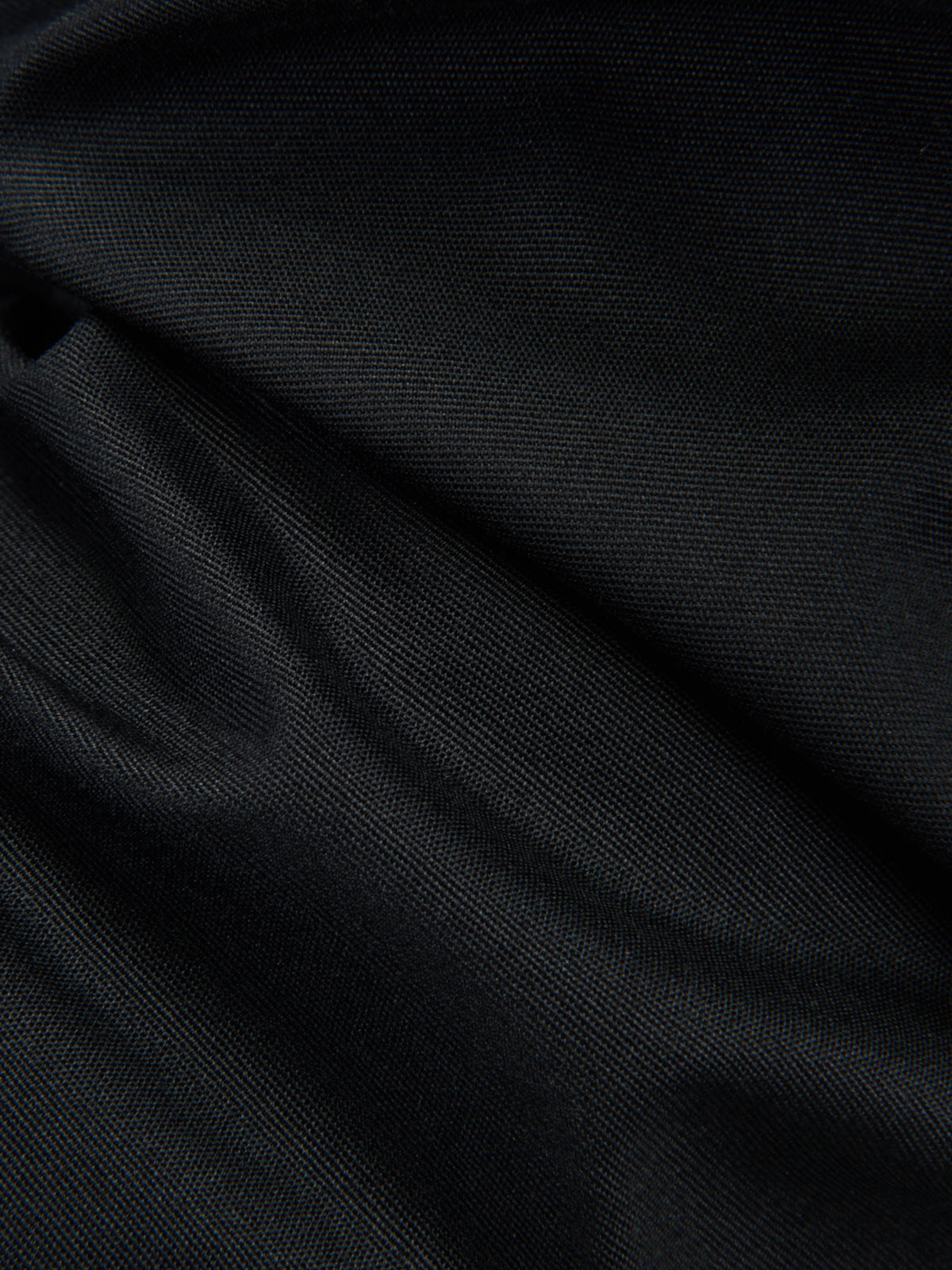 Shirt Collar Small Cutaway Solid Colour Poplin Black