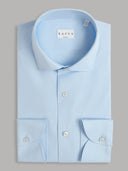 Shirt man xacus solid colour poplin light blue_1