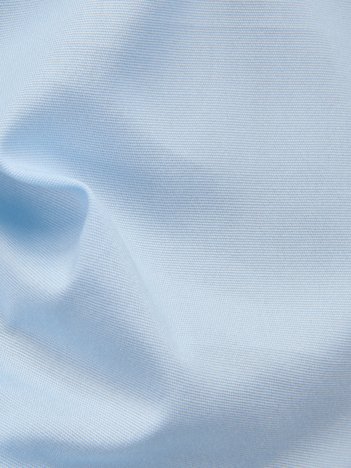 Shirt Collar Small Cutaway Solid Colour Poplin Light Blue