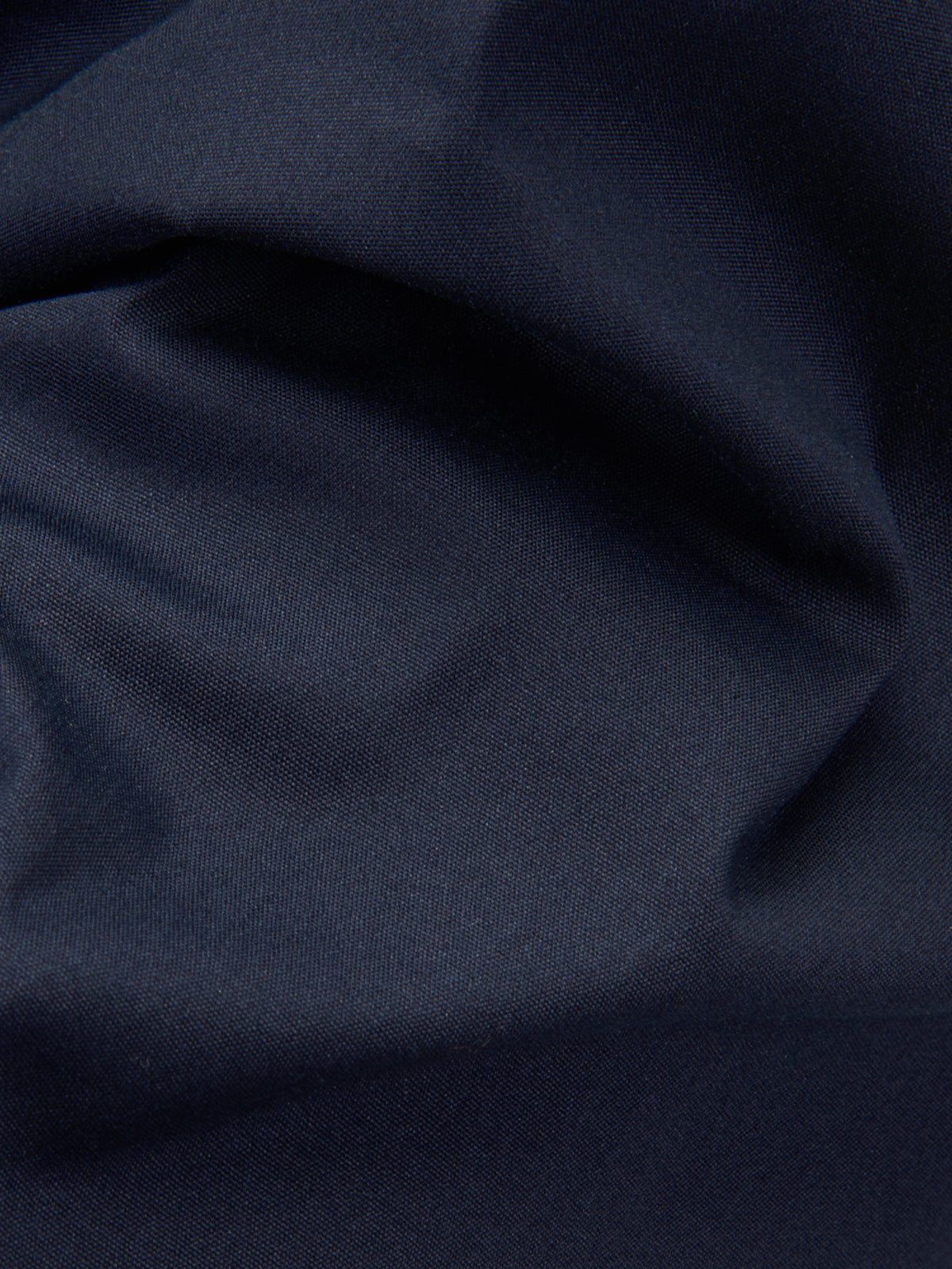 Chemise Col Français Petit Unie Popeline Bleu Marine