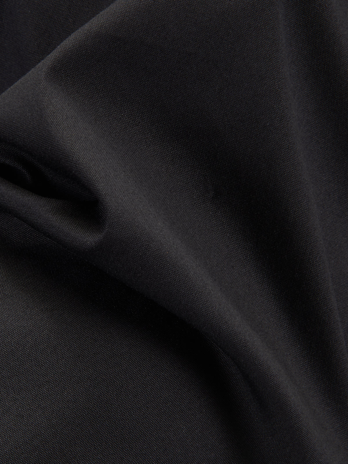 Shirt Collar Small Cutaway Solid Colour Poplin Black