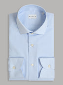 Shirt man xacus solid colour textured light blue_1