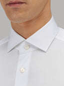 Shirt man xacus solid colour twill white_2