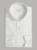 Shirt man xacus solid colour poplin white_1