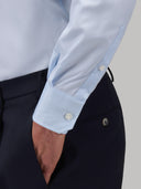 Shirt man xacus solid colour oxford sky blue_5