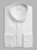 Shirt man xacus solid colour poplin white_1