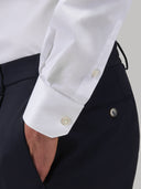 Shirt man xacus solid colour twill white_5