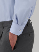 Shirt man xacus solid colour twill deep sky blue_5